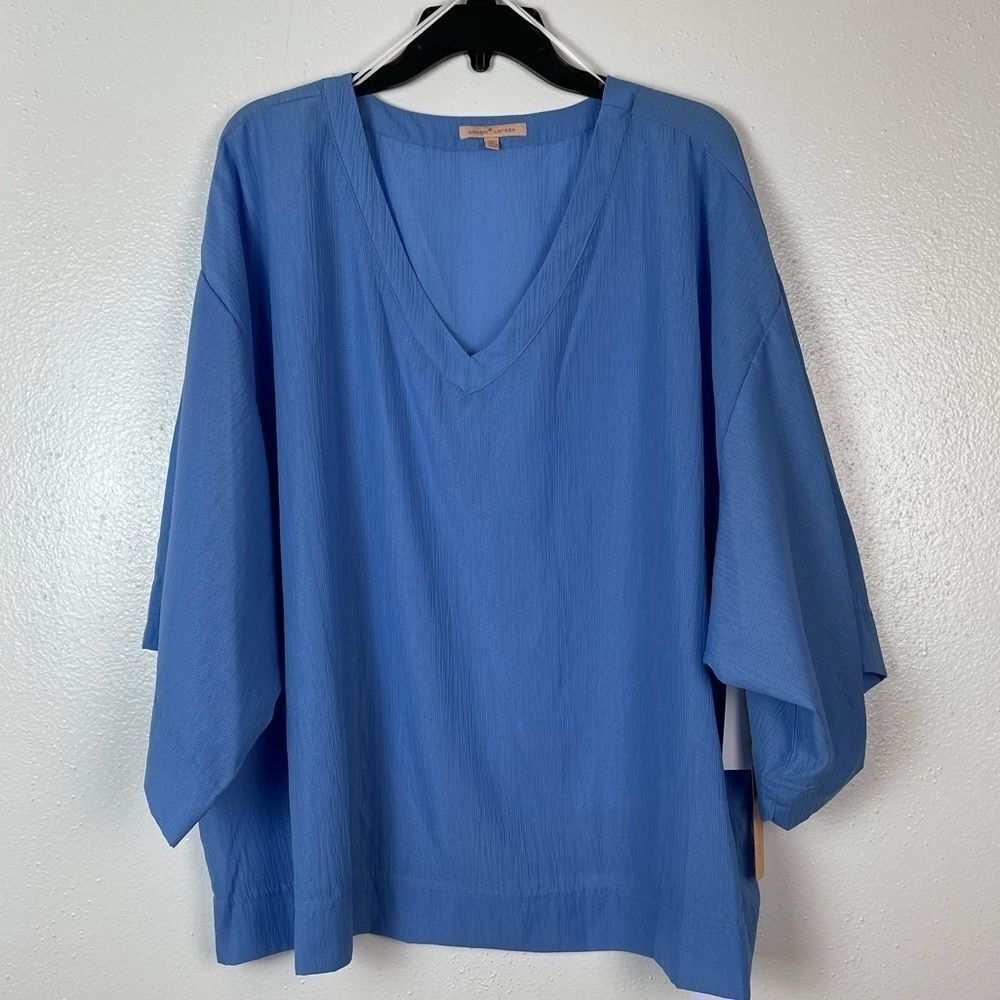 ☀️☀️☀️ Oversized Drop Shoulder Top - Picture 2 of 5